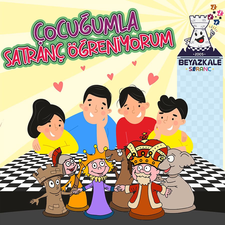 Çocuğumla Satranç Öğreniyorum Aile Paketi